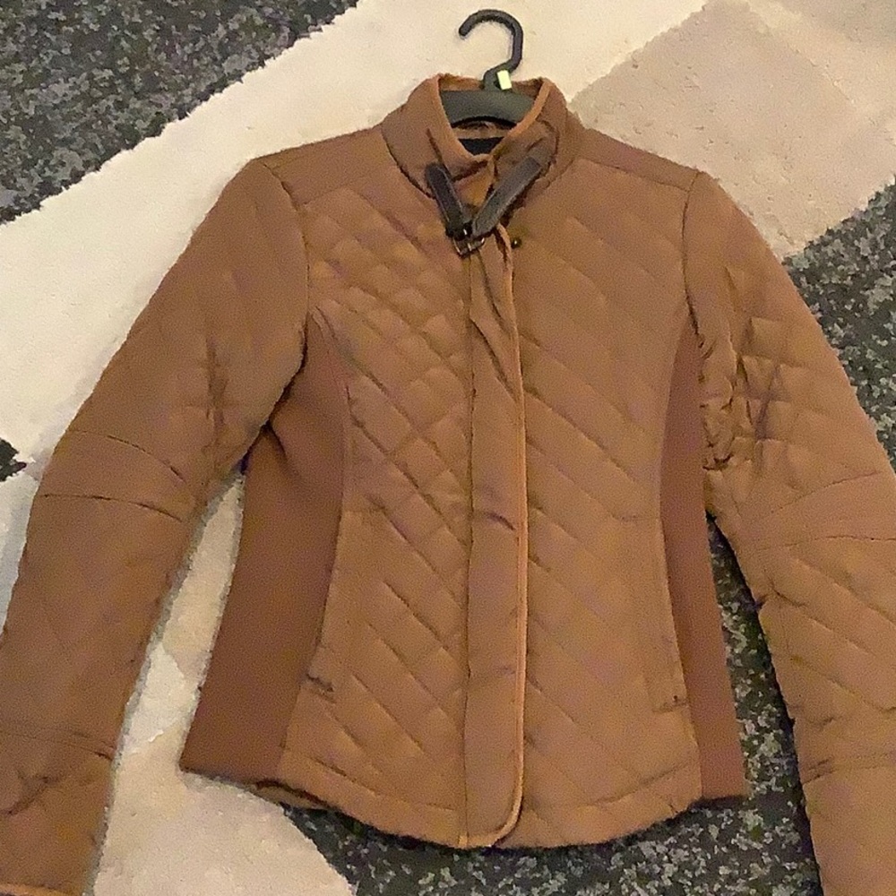 Top Secret Woman Coat Brown size 38 Made In Poland